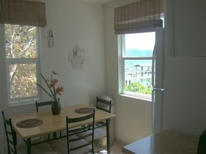 Cottage, 1 Queen Bed with Sofa bed, Lake View (Coconut Shack) | In-room dining - Blue Fish Cove Resort (Clearlake Oaks)