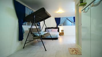 Chambre Deluxe double | Literie hypoallergénique, bureau