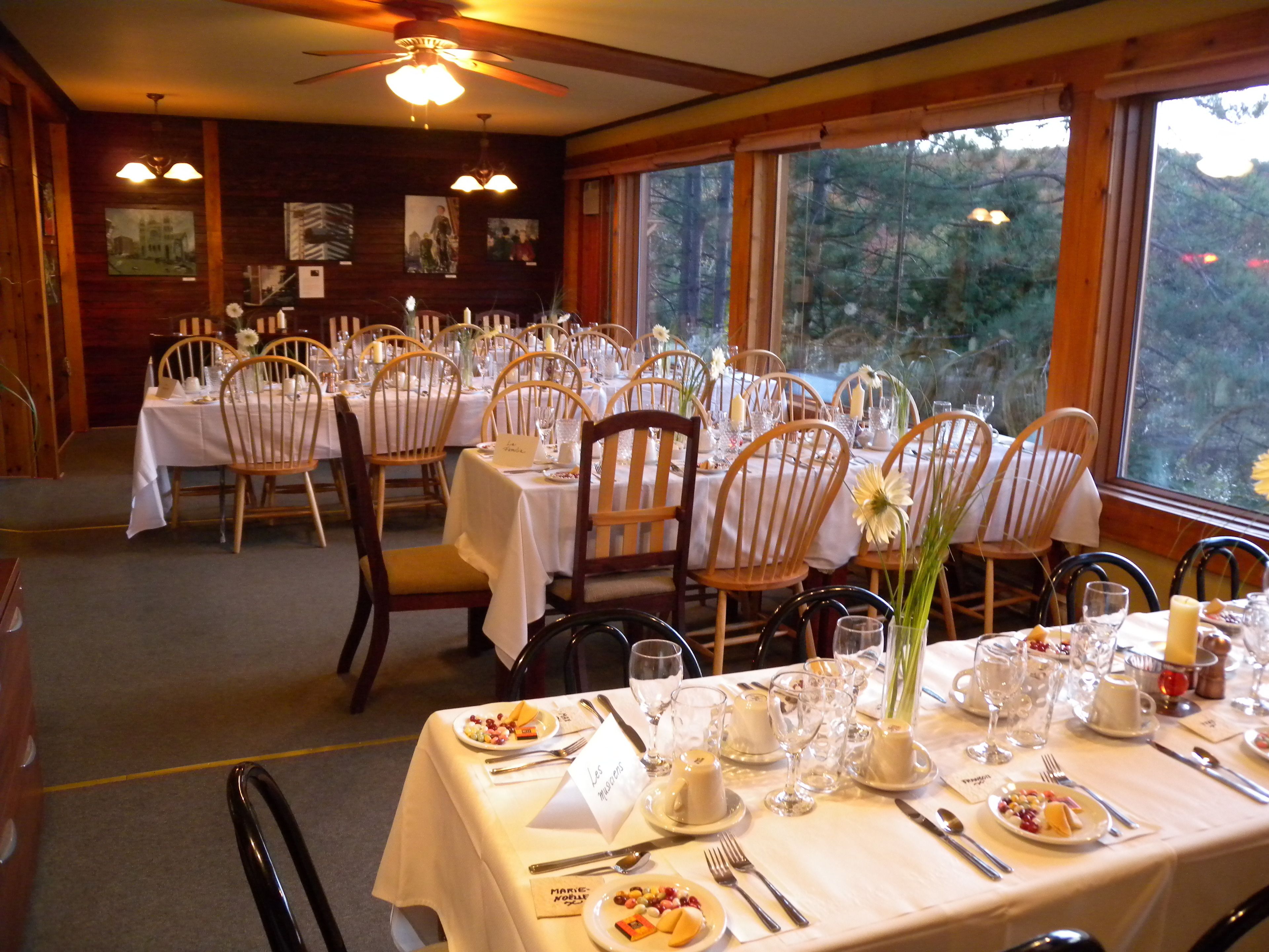 breakfast and dinner served, local cuisine