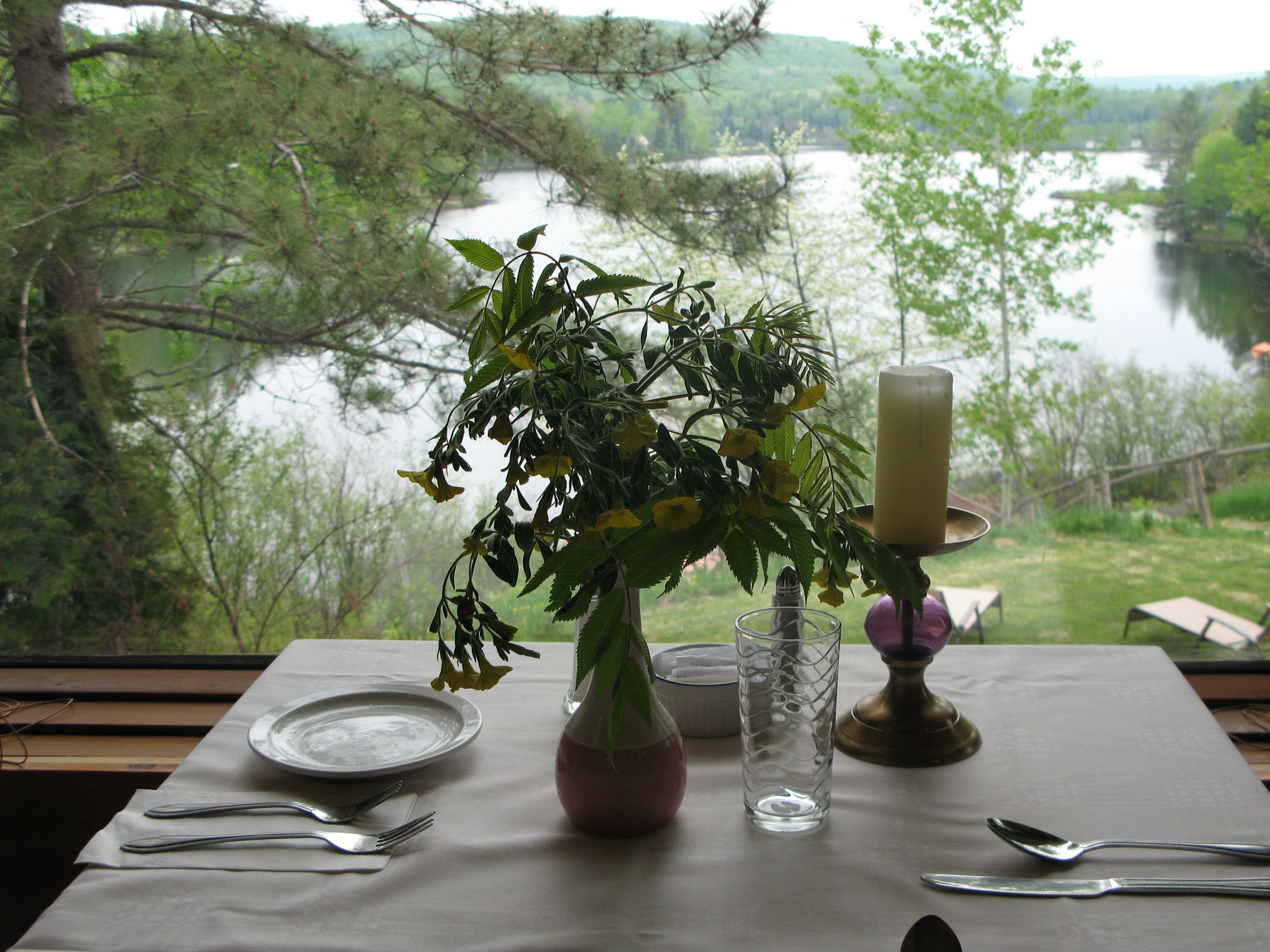 breakfast and dinner served, local cuisine