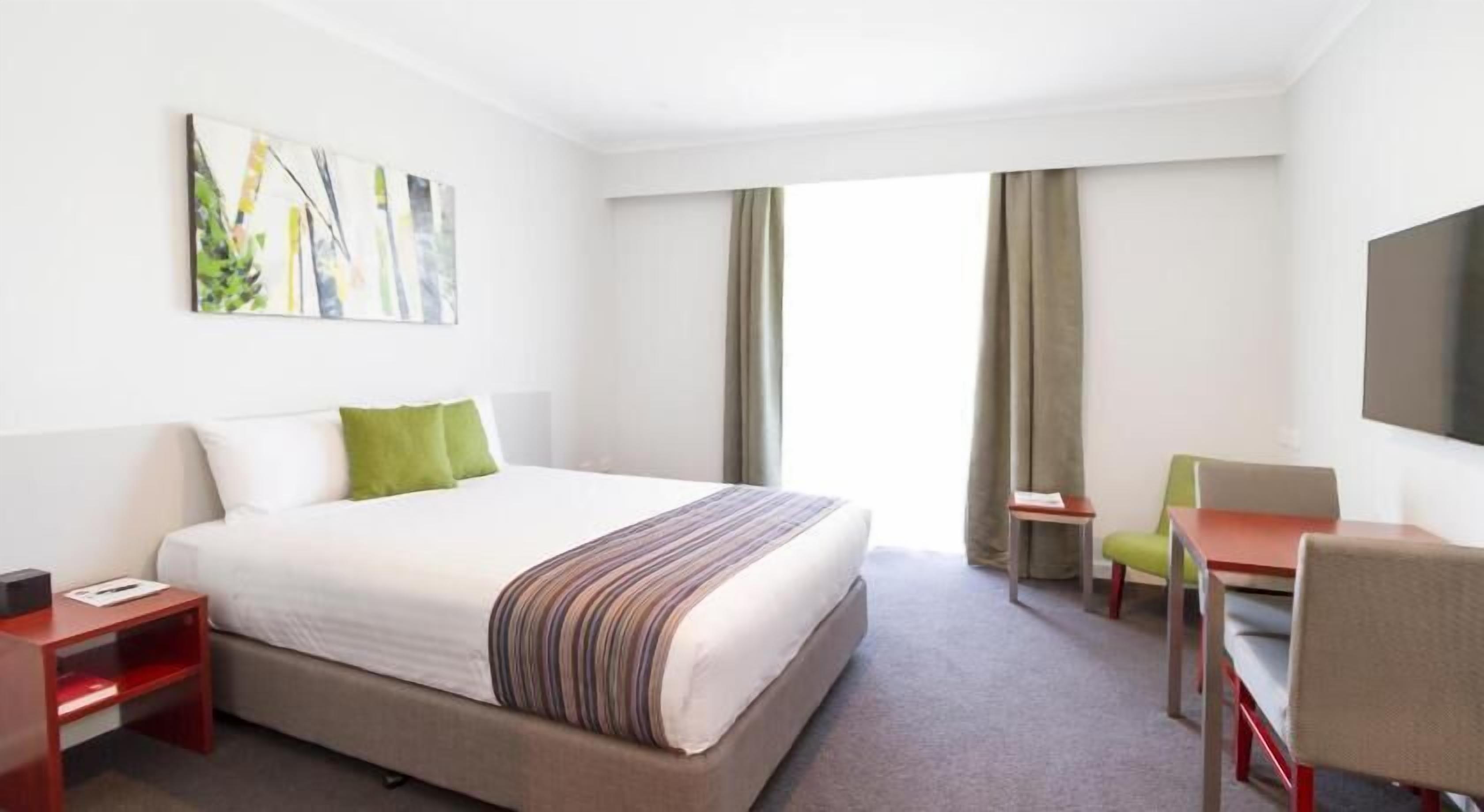 Premium bedding, blackout drapes, iron/ironing board, cribs/infant beds