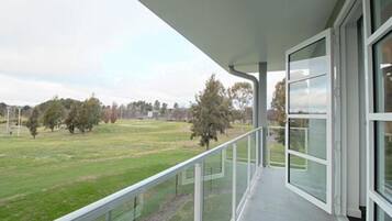 Vue depuis lâhĂ©bergement