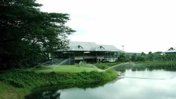 Blick von der Unterkunft