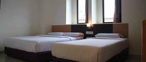 Free WiFi, bed sheets