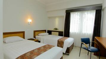 Superior Twin Room | Premium bedding, desk, blackout drapes, free WiFi