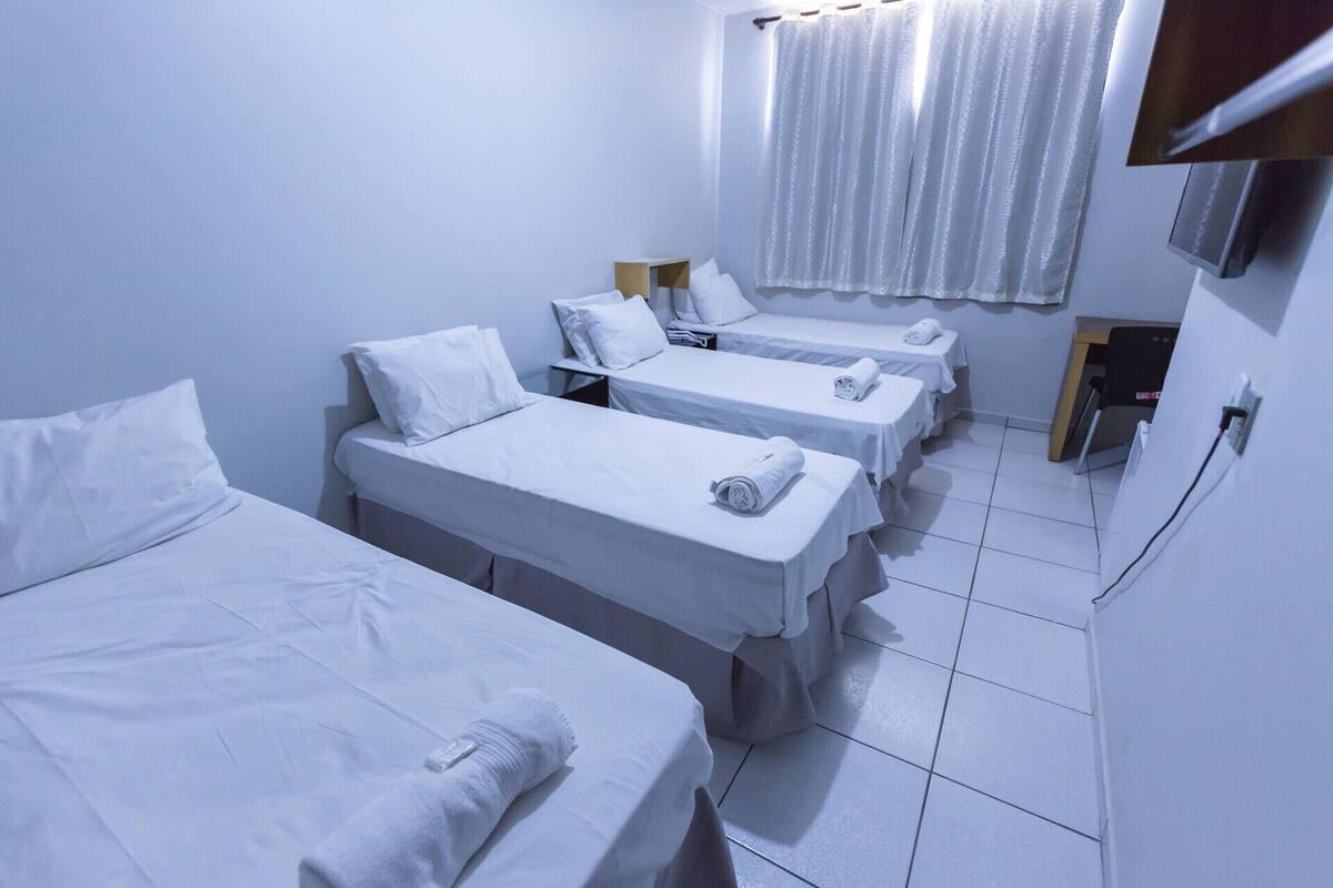 3 slaapkamers, een minibar, een bureau, verduisterende gordijnen