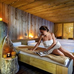 Sauna, hot tub, steam room, body treatments, body wraps, body scrubs