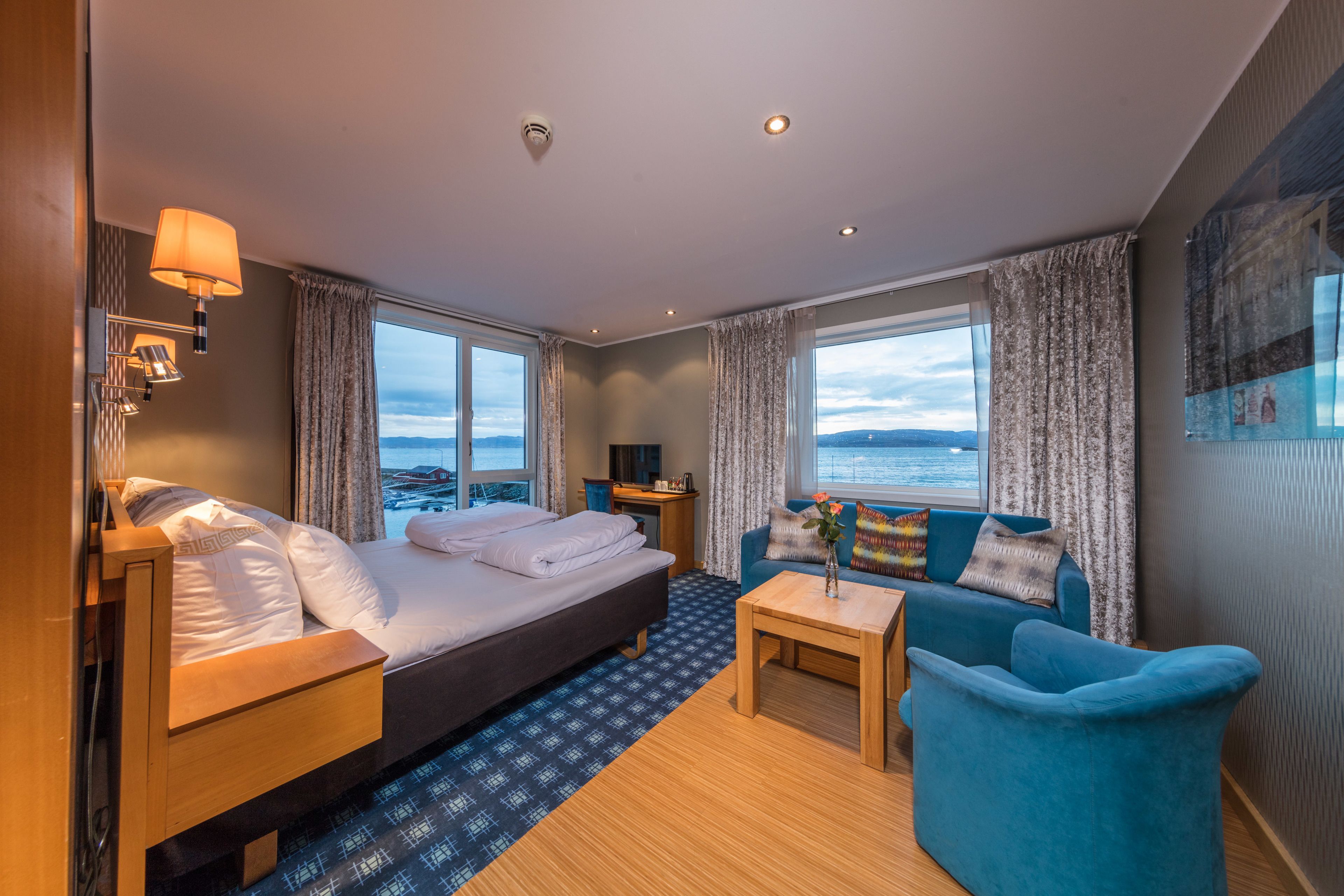 1 bedroom, desk, laptop workspace, iron/ironing board