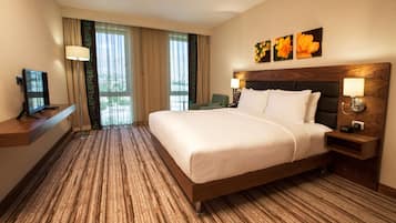 King, Suite, 1 Schlafzimmer | Hochwertige Bettwaren, Minibar, Zimmersafe, Schreibtisch