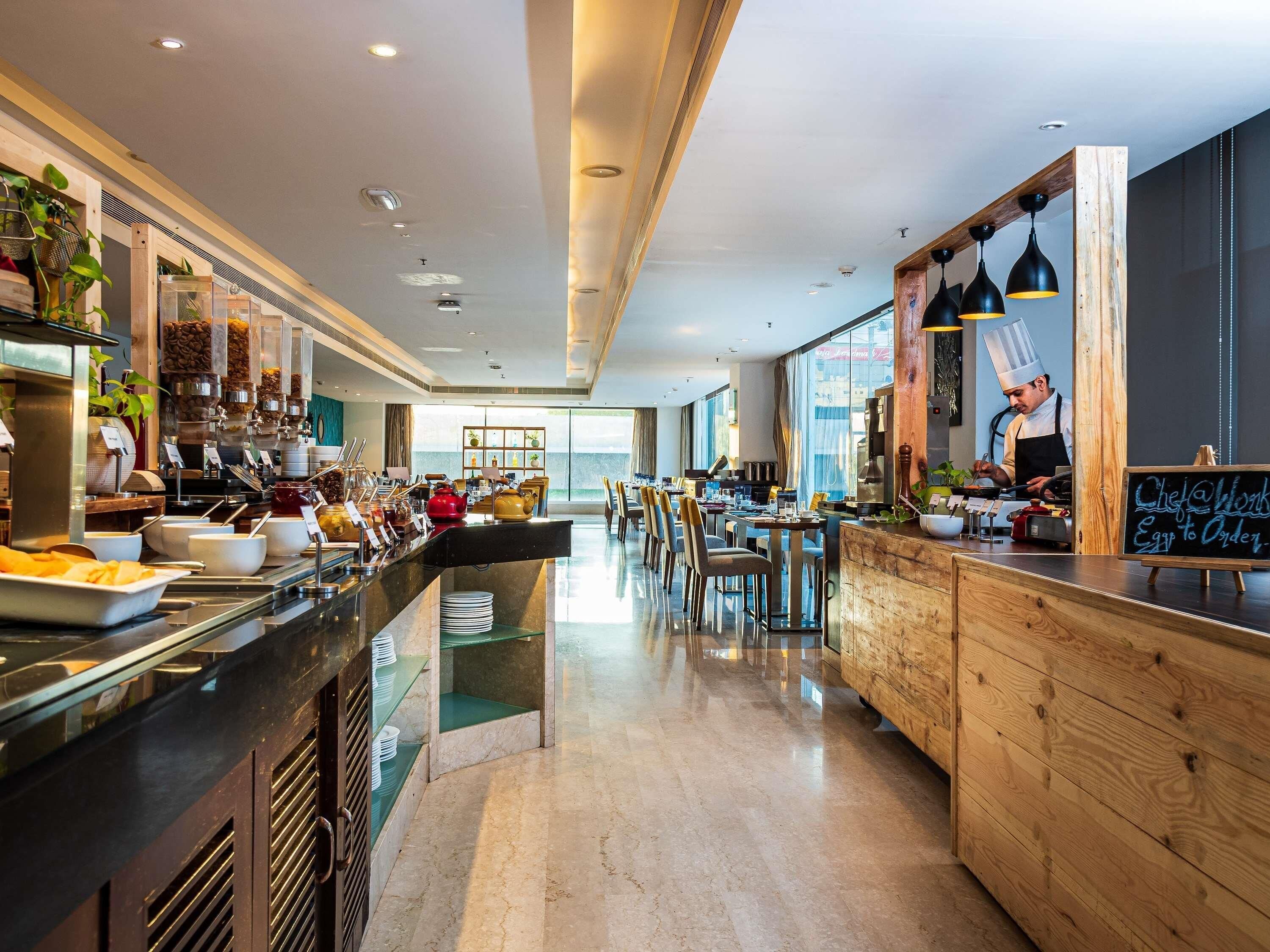 breakfast, lunch, dinner served; local and international cuisine