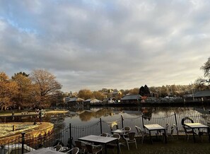 Blick von der Unterkunft