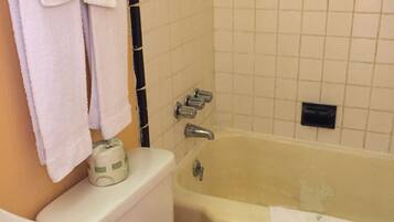 Combined shower/bathtub