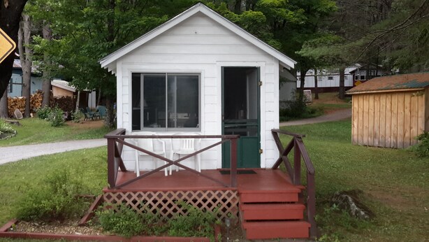 Cabin, 1 Bedroom, Lake View | Terrace/patio - Sunset Mountain Lodge (Brant Lake)