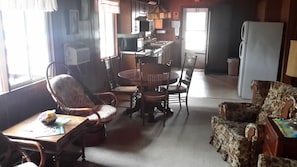 House, 2 Bedrooms, Private Bathroom, Lake View | In-room dining - Sunset Mountain Lodge (Brant Lake)