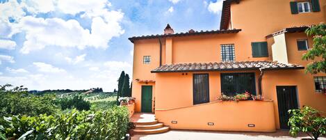 Voorkant van accommodatie