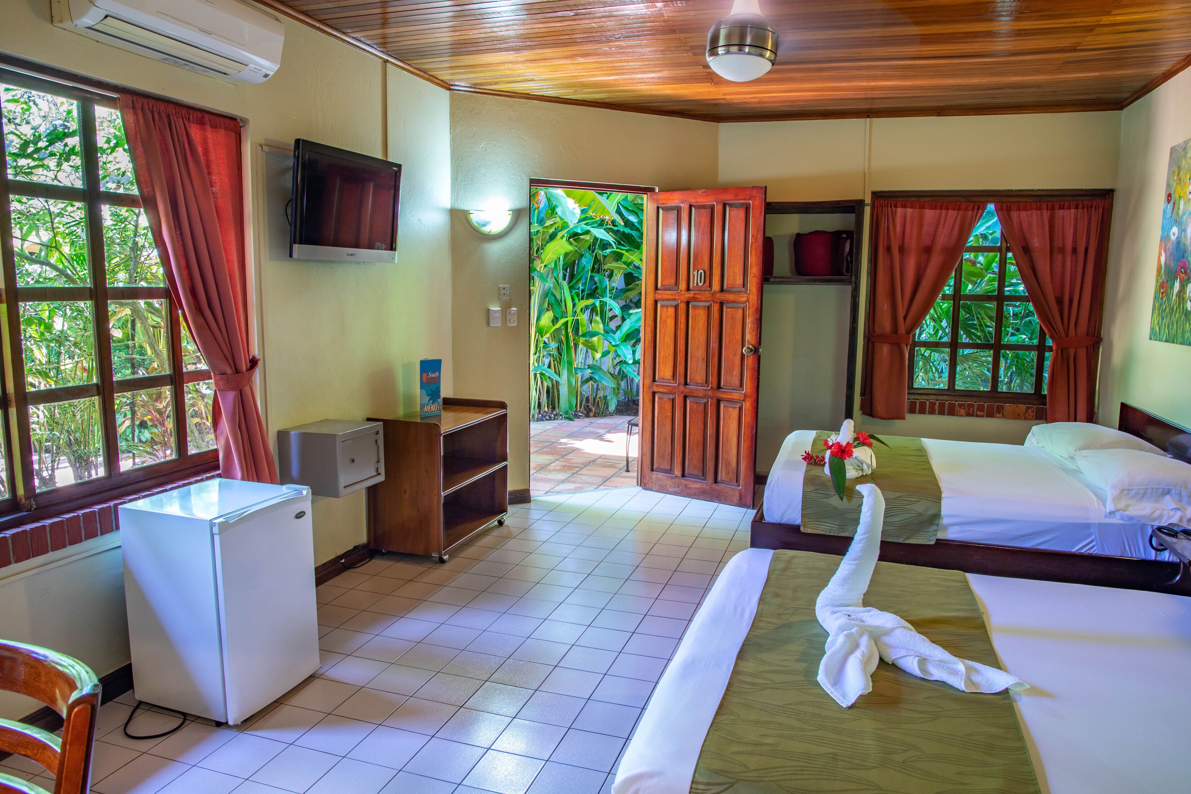 double room, 2 double beds, garden view, garden area | garden view