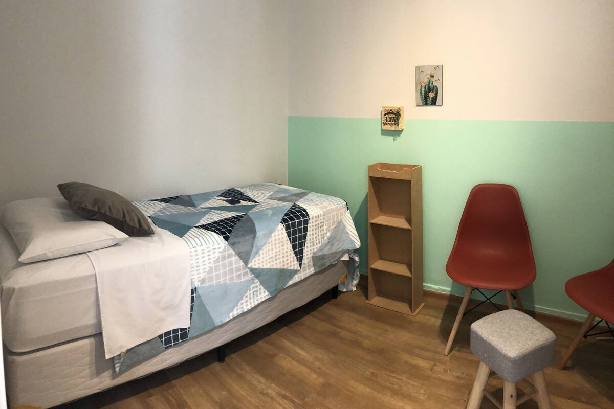 Basic Single Room | Individually decorated, individually furnished, iron/ironing board