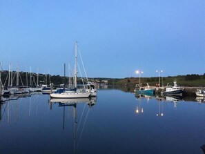 Vue depuis lâhĂ©bergement