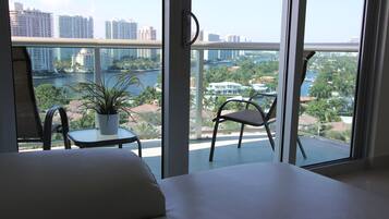 50-inch flat-screen TV with cable channels, TV