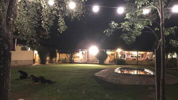 Front of property - evening/night