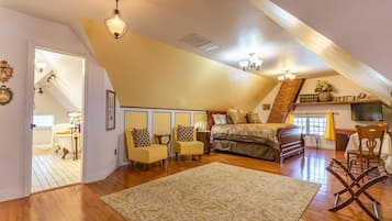 Suite de lujo, baño privado | 2 dormitorios, sábanas de algodón egipcio, ropa de cama de alta calidad