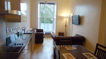 Standard Apartment, 2 Bedrooms (16 Union Terrace) | Living area | Flat-screen TV, DVD player
