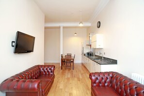 Apartment, 2 Bedrooms (16 B Union Terrace) | Living room | Flat-screen TV, DVD player - Aspect Apartments City Centre (Aberdeen)