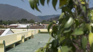 Udsigt fra overnatningsstedet