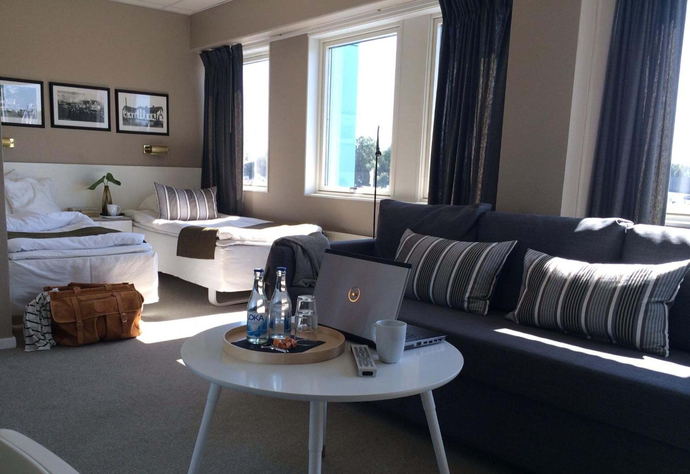 1 bedroom, pillow-top beds, individually decorated