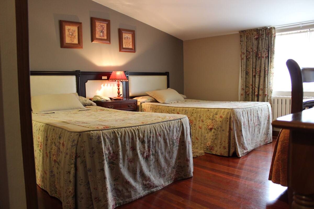 double or twin room | desk, blackout curtains, free cots/infant beds, rollaway beds