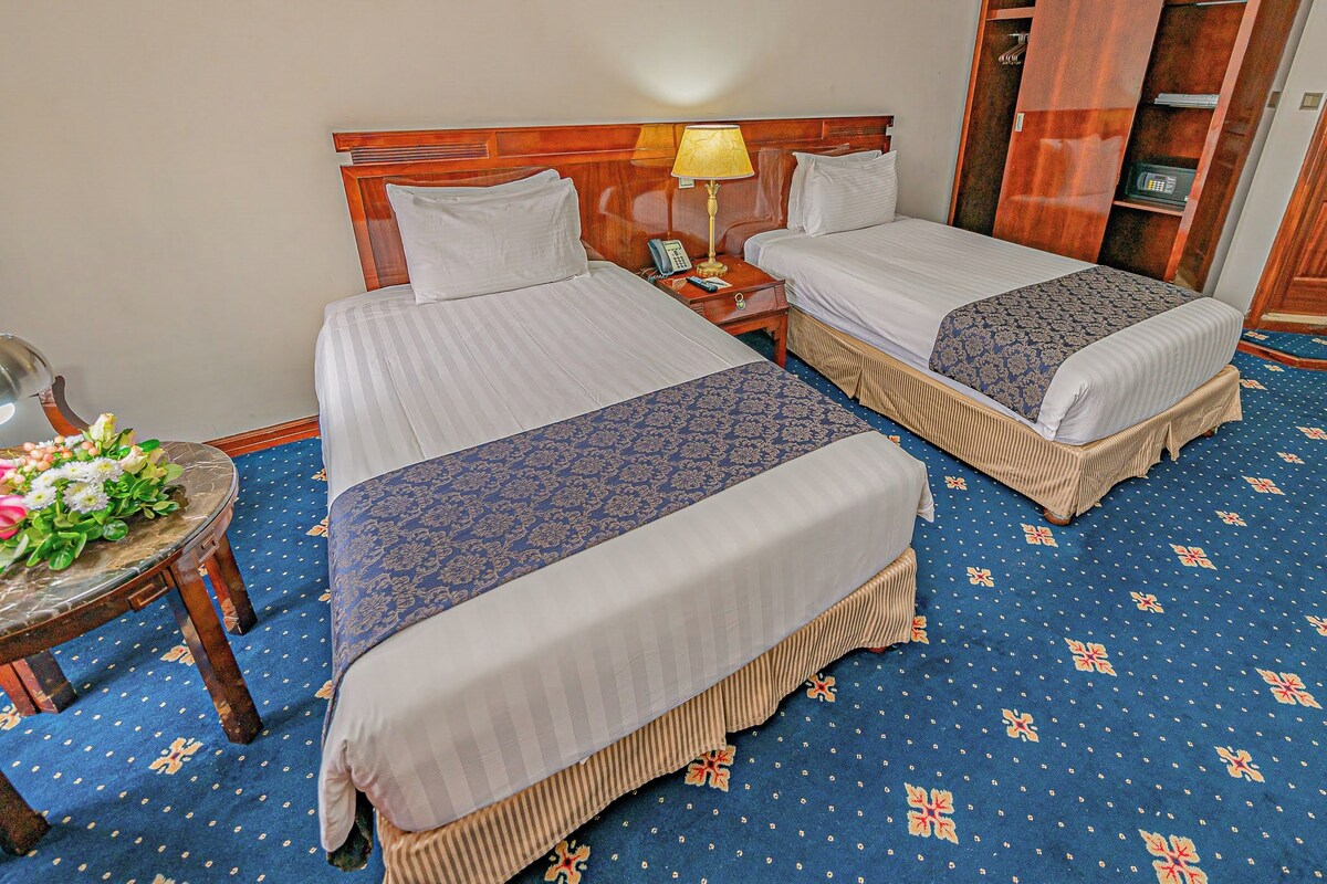 Peralatan tempat tidur premium, gebar bulu kapas, tilam berlapik 