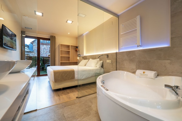 Design Apartment | Premium bedding, down comforters, memory foam beds