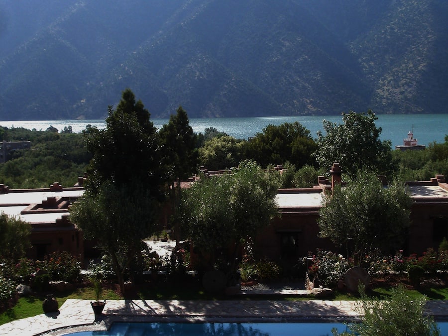 Blick von der Unterkunft