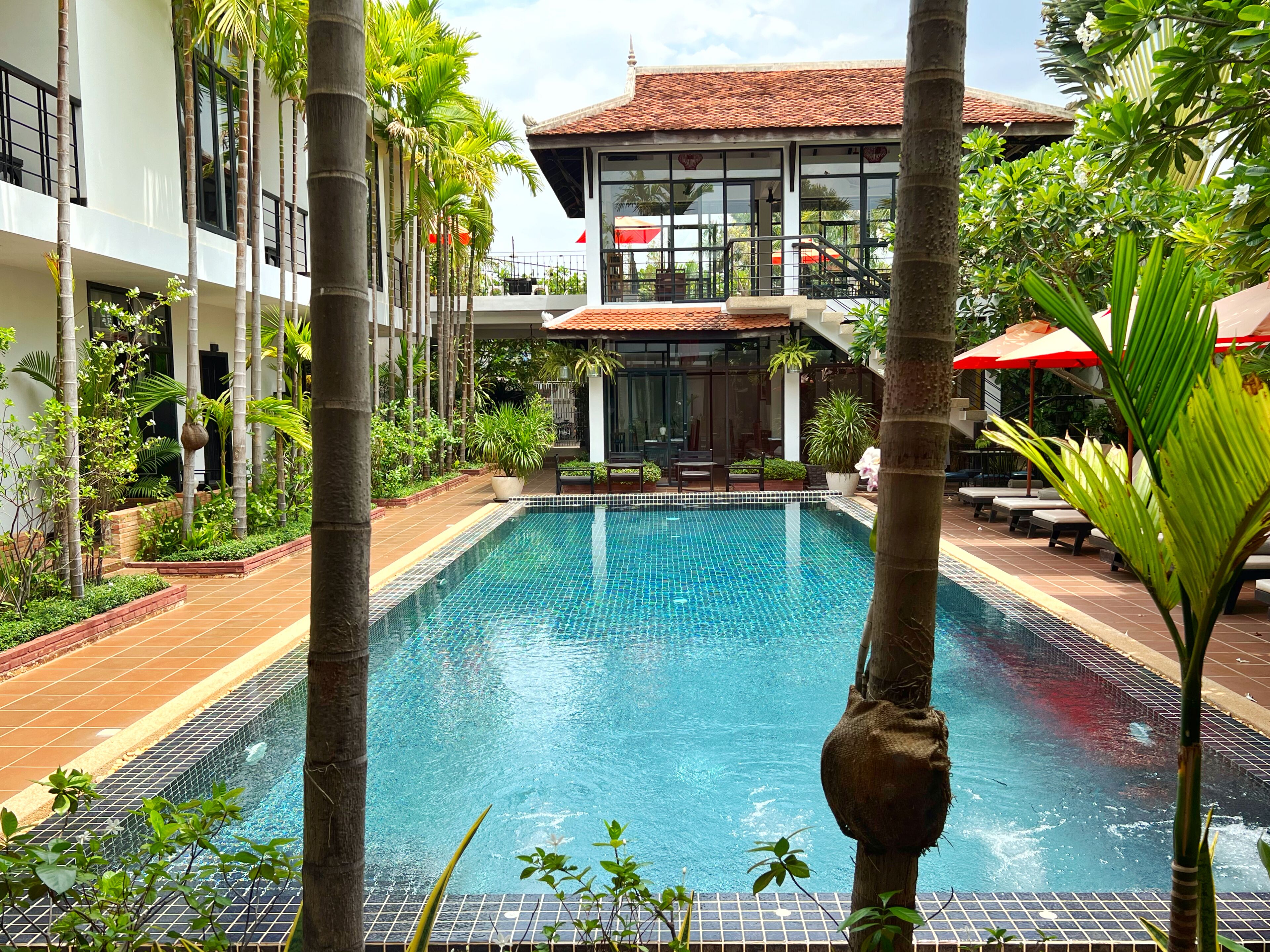 Deluxe Triple Room, Multiple Beds, Pool View, Poolside | View from room