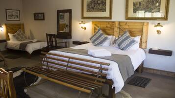 Phòng 3 tiện nghi đơn giản, 1 phòng ngủ, quang cảnh vườn | Quang cảnh từ phòng