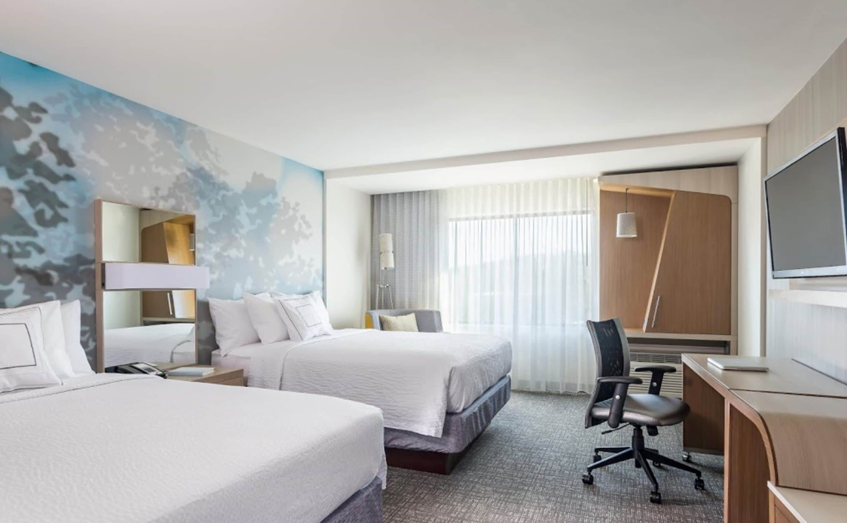 room, 2 queen beds | minibar, desk, iron/ironing board, free wifi