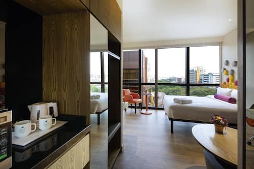 Family Double Room, 1 Double Bed with Sofa bed | In-room safe, individually decorated, desk, laptop workspace