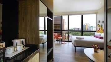 Family Double Room, 1 Double Bed with Sofa bed | In-room safe, individually decorated, desk, laptop workspace