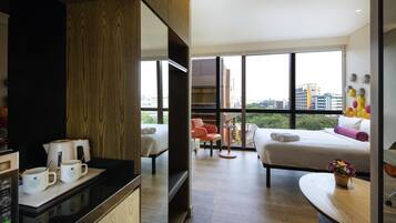 Family Double Room, 1 Double Bed with Sofa bed | In-room safe, individually decorated, desk, laptop workspace