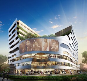 Majoituspaikan julkisivu