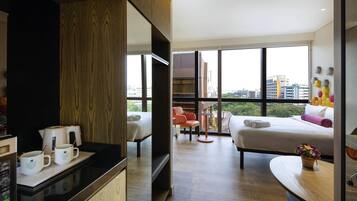 Family Double Room, 1 Double Bed with Sofa bed | In-room safe, individually decorated, desk, laptop workspace