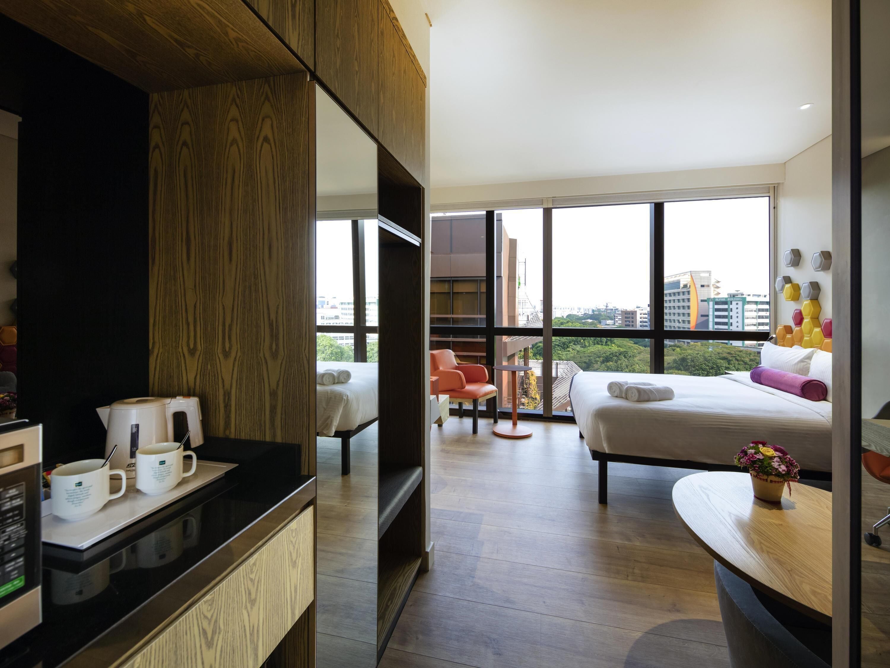 家庭雙人房, 1 張標準雙人床及 1 張梳化床 | 外觀