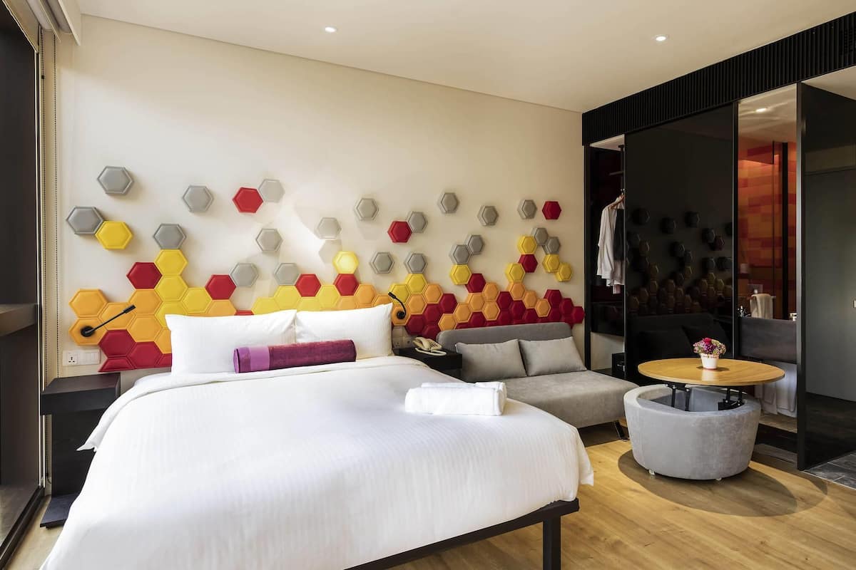 Family Double Room, 1 Double Bed with Sofa bed | In-room safe, individually decorated, desk, laptop workspace