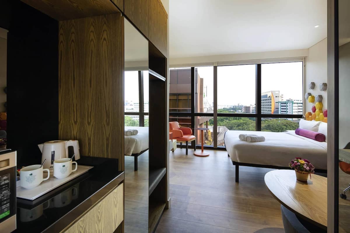 Family Double Room, 1 Double Bed with Sofa bed | In-room safe, individually decorated, desk, laptop workspace