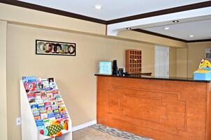 Mostrador para check-in y check-out
