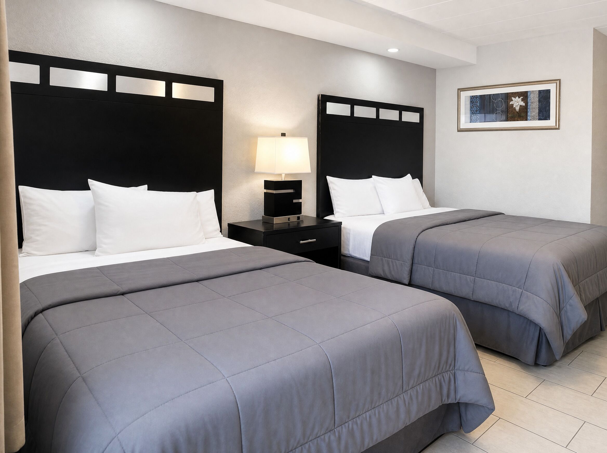 Deluxe Room, 2 Queen Beds | Soundproofing, free WiFi, bed sheets