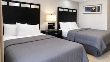 Deluxe Room, 2 Queen Beds | Soundproofing, free WiFi, bed sheets