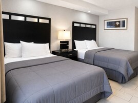 Deluxe Room, 2 Queen Beds | Soundproofing, free WiFi, bed sheets