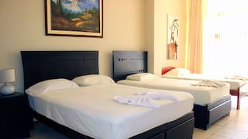 Triple Room (with Fan) | Rollaway beds, free WiFi, bed sheets, wheelchair access