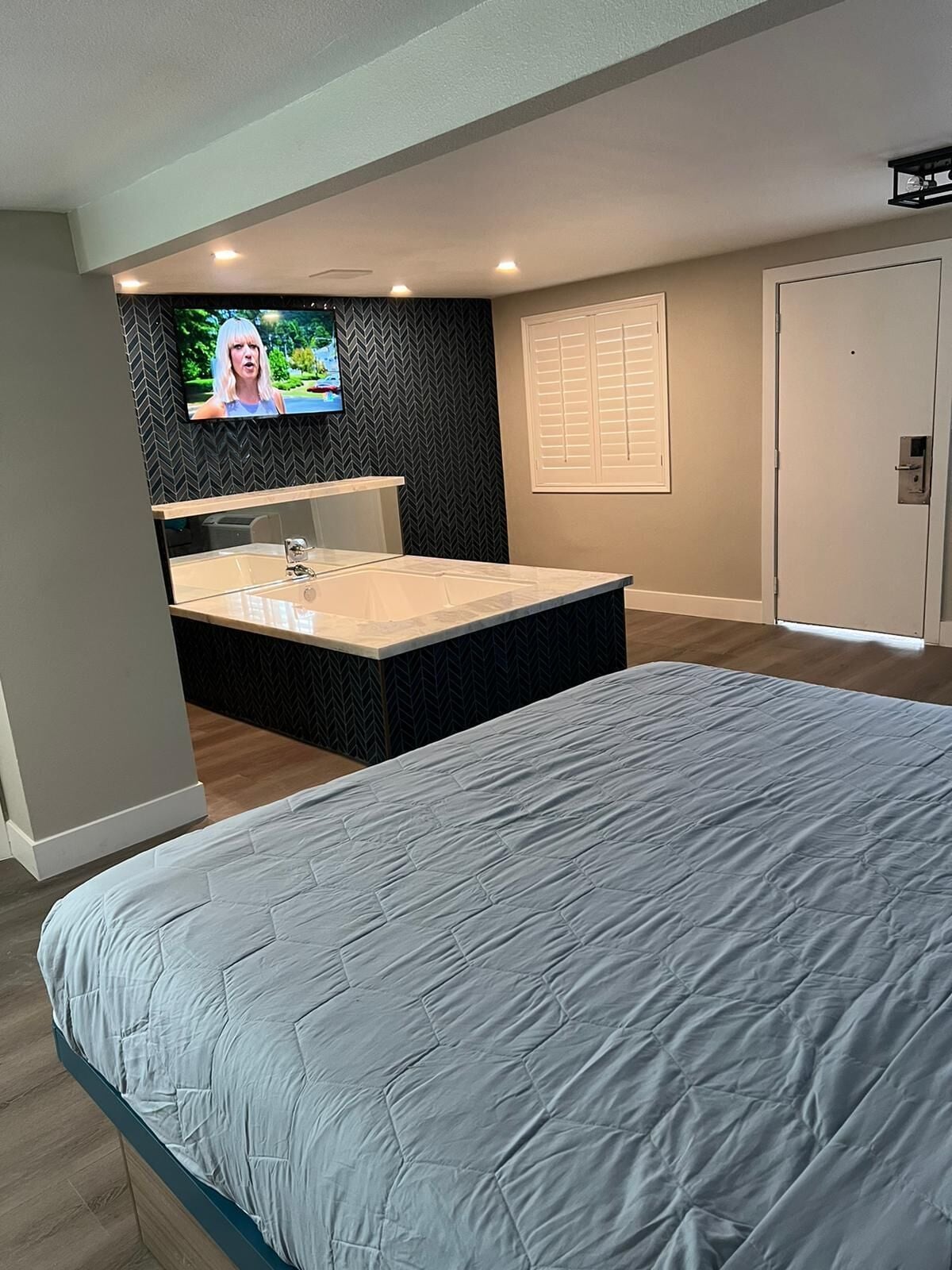 1 habitación y ropa de cama 